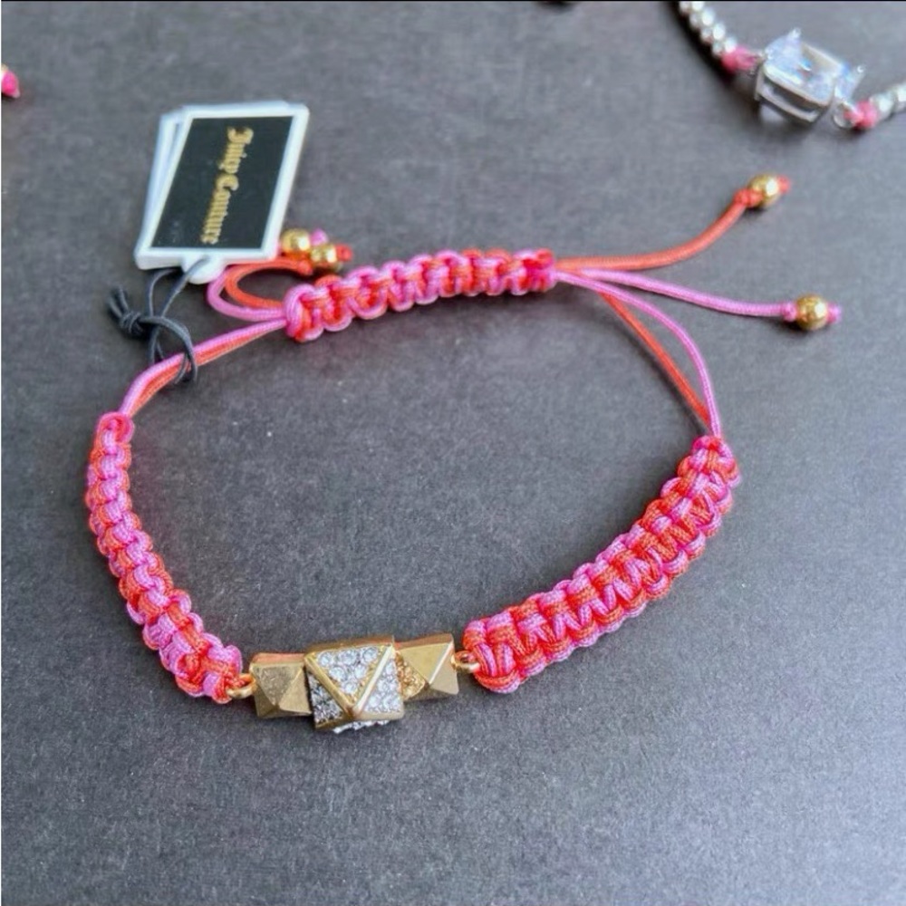 Juicy Couture Pink Friendship Bracelet NWT